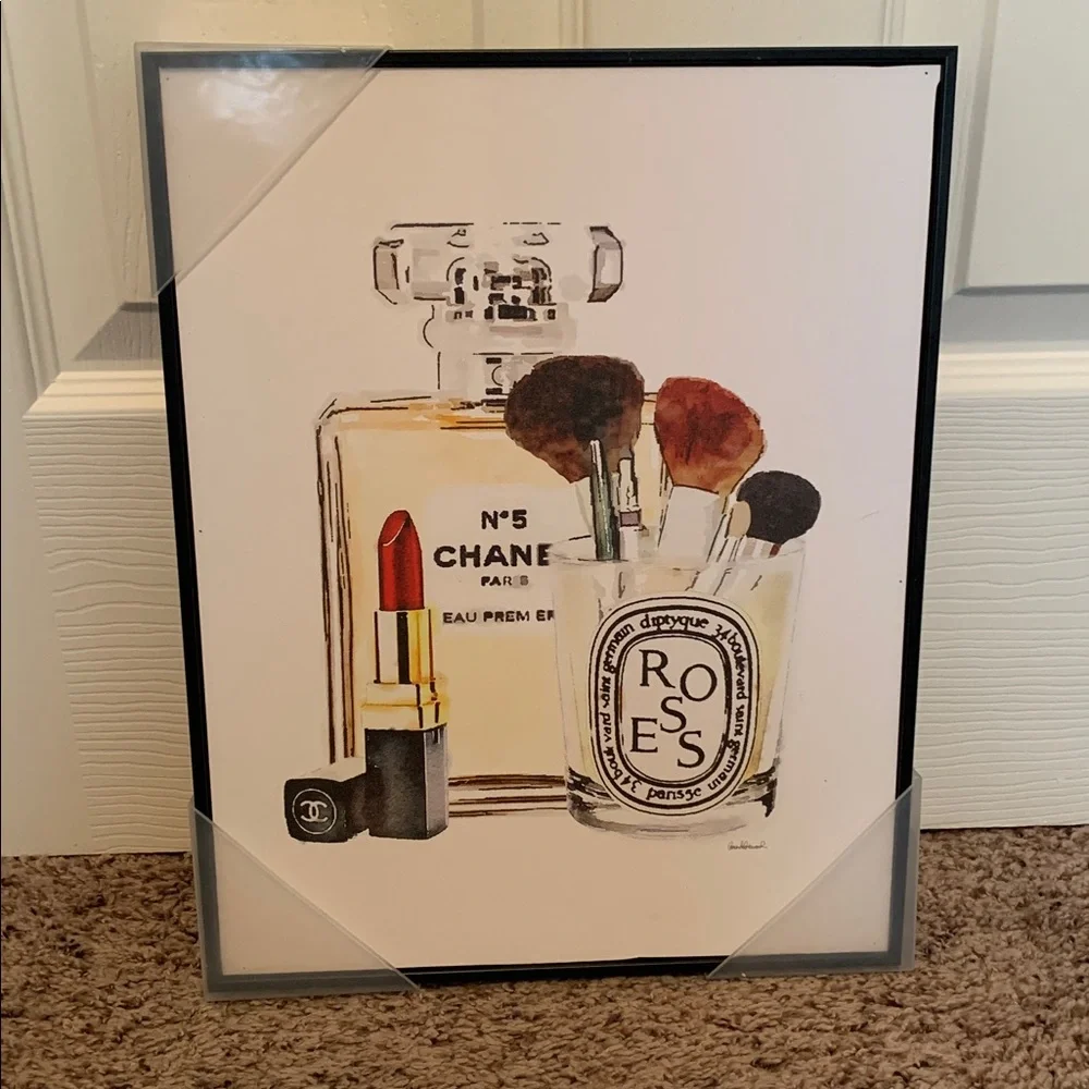 FASHION INSPIRED Makeup Picture with Black Frame